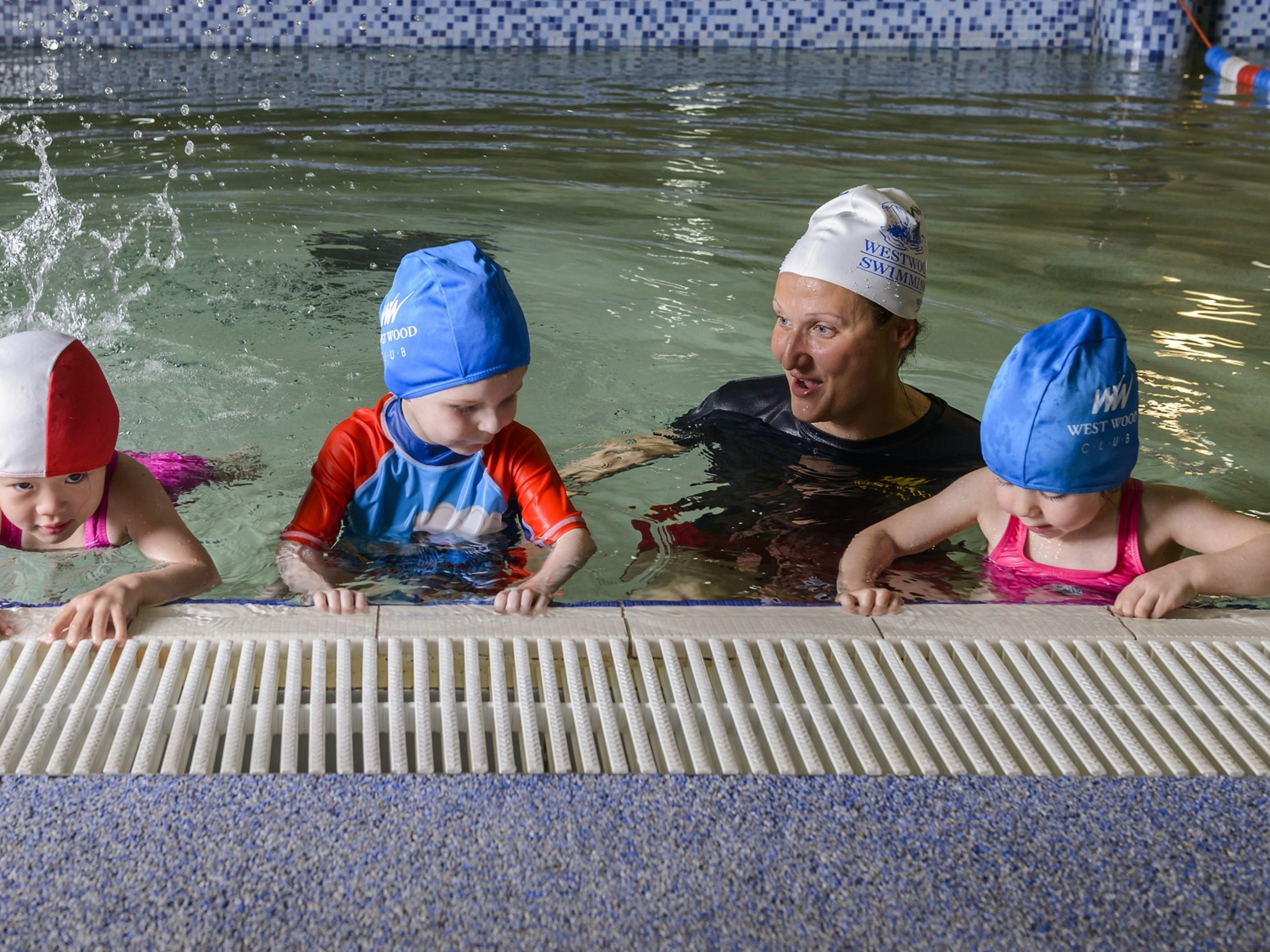 Children Learn to swim in Dublin Swimming pool at West Wood Club