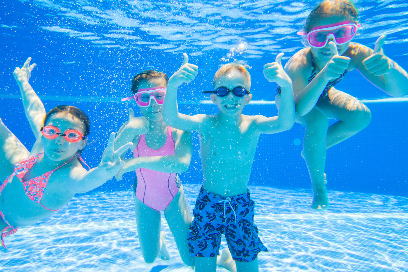 Kids having fun at west Wood Club Sports Camps