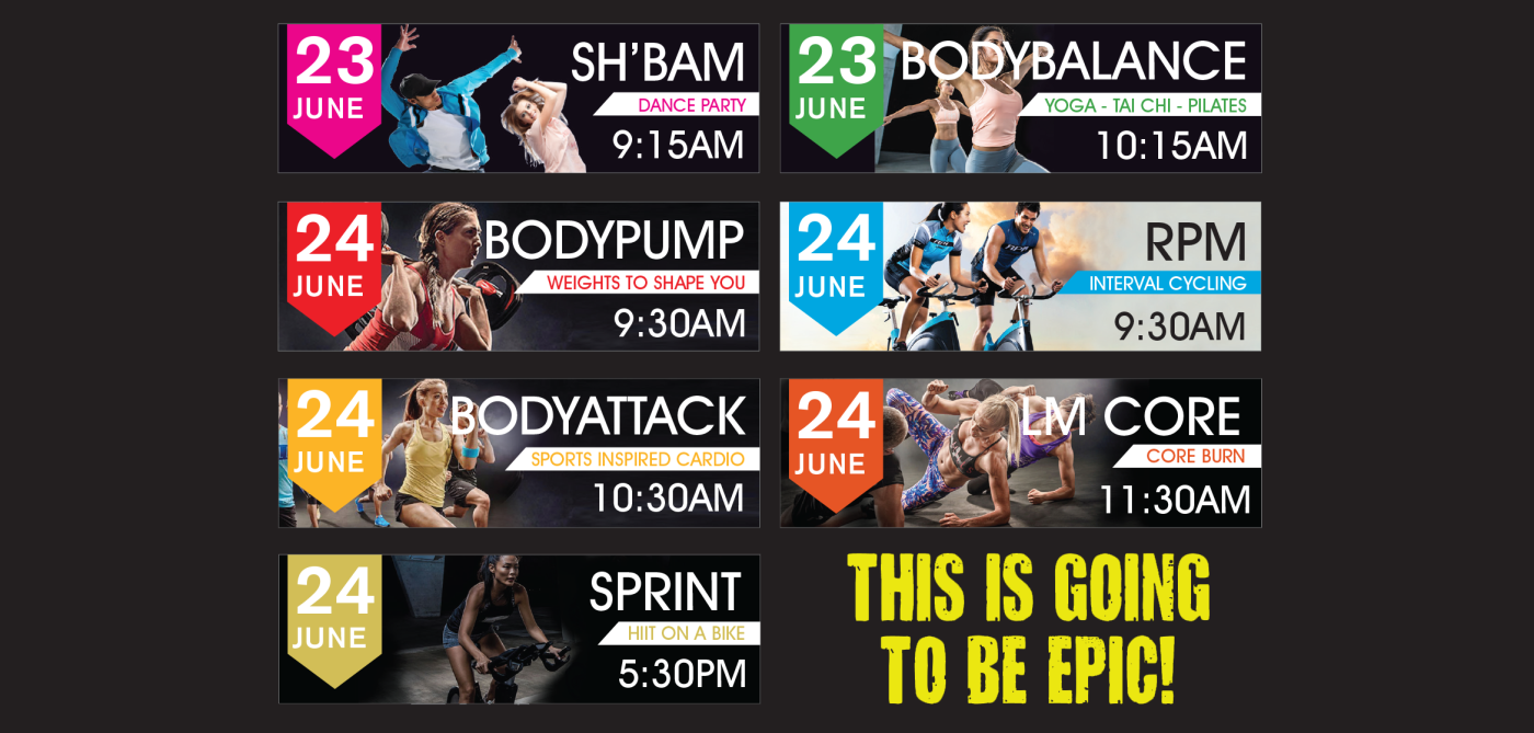 New Les Mills classes - Leopardstown