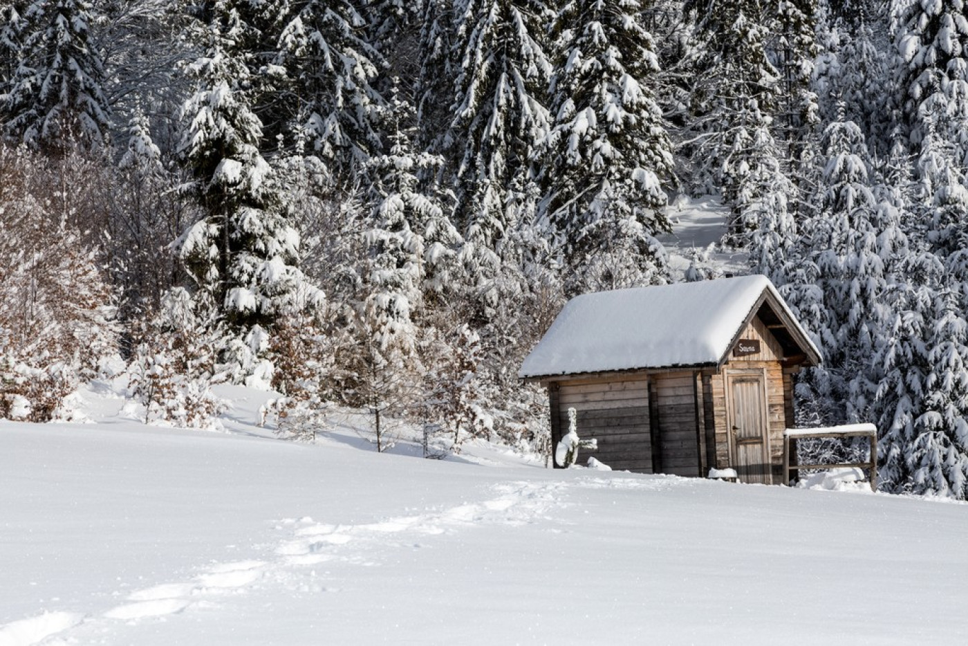 Wooden saunas are found everywhere in Finland